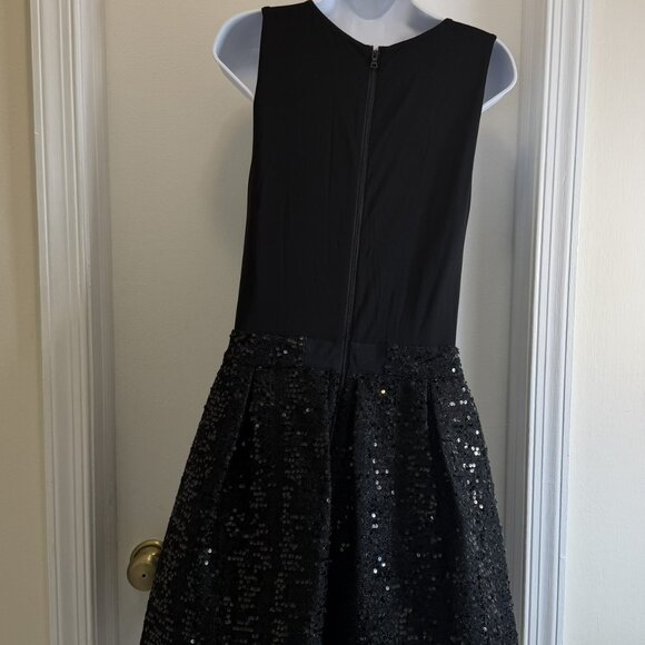 Alice & Olivia Chara Sequined Fit & Flare Minidress Sz 8 NEW w/tags - Picture 8 of 16